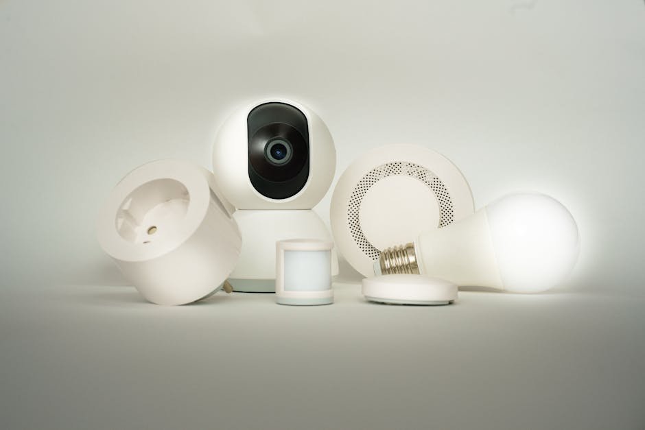 Indoor Camera with Night Vision for Small Rooms